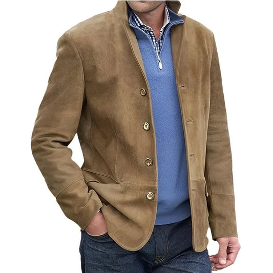 André Élégance: Veste Décontractée Confortable pour l'Automne et l'Hiver