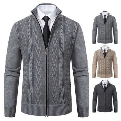 Paul – Pull Tricoté Épais Doublé, Chaud et Élégant pour l’Automne-Hiver
