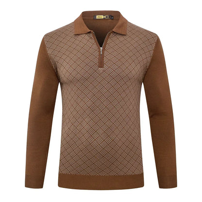 Michel | Tricot Chaud Rayé et Extensible pour l’Automne-Hiver