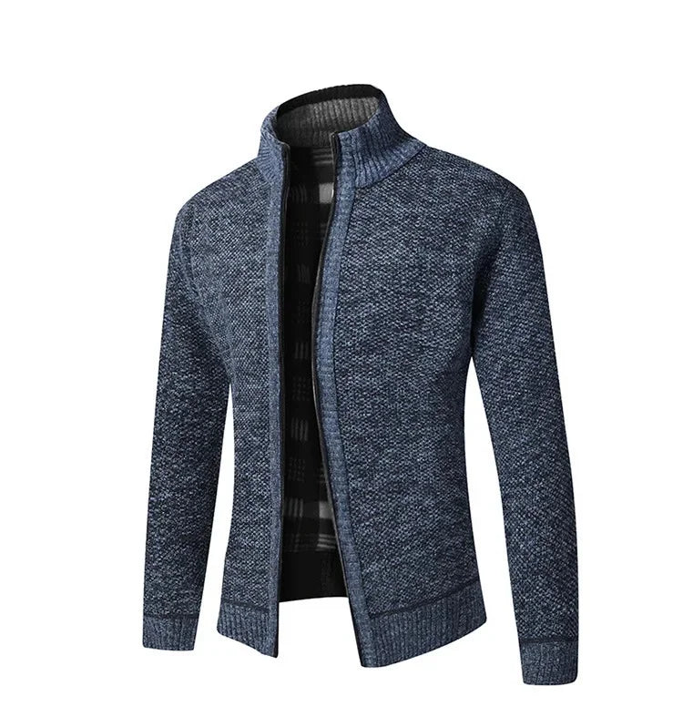 Jean: Pull en Tricot Épais, Col Montant, Slim Fit, Confort Optimal pour l'Automne Hiver, Grande Taille Disponible