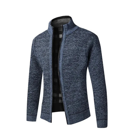Jean: Pull en Tricot Épais, Col Montant, Slim Fit, Confort Optimal pour l'Automne Hiver, Grande Taille Disponible