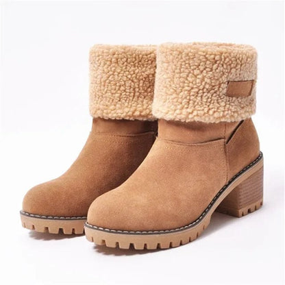 La Maison Élise® | Mi-Mollet en Laine Bottes