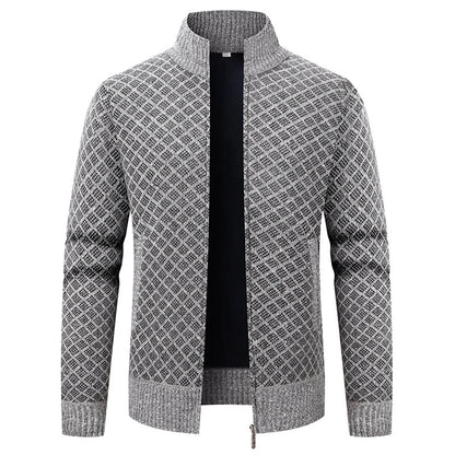Jean - Veste décontractée à col montant, coupe ajustée pour un confort optimal, parfaite pour la saison.