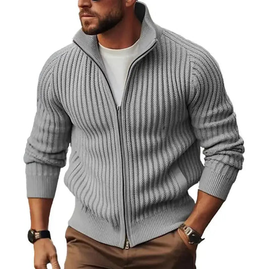 Jean: Veste Zippée Épaissie pour Hommes - Confort et Style pour le Printemps et l'Automne