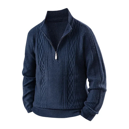 Jean-Pierre - Pull en polaire épaisse, confort optimal pour l'automne et l'hiver.
