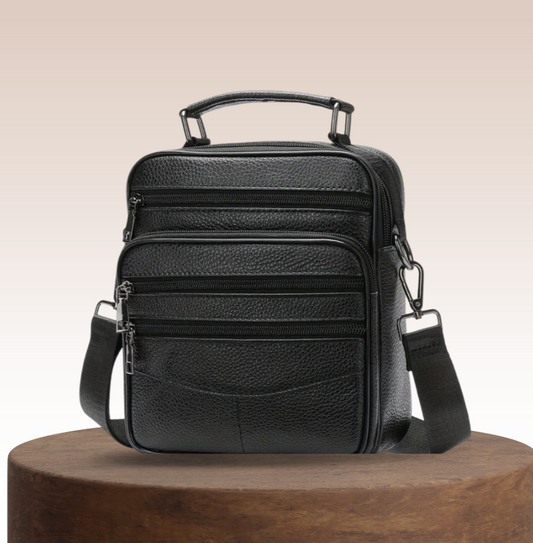 Jacob - Sac bandoulière rétro en cuir pour hommes