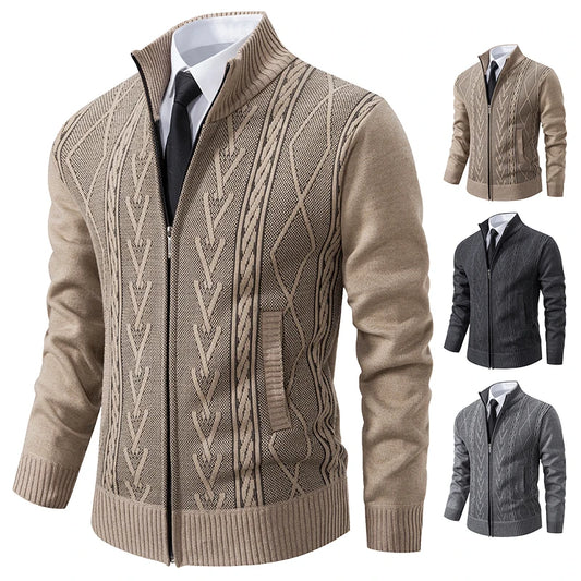 Paul – Pull Tricoté Épais Doublé, Chaud et Élégant pour l’Automne-Hiver