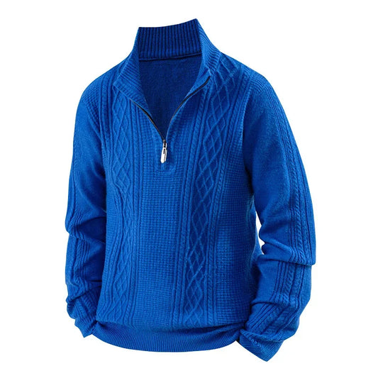 Jean-Pierre - Pull en polaire épaisse, confort optimal pour l'automne et l'hiver.
