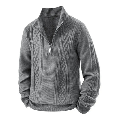 Jean-Pierre - Pull en polaire épaisse, confort optimal pour l'automne et l'hiver.