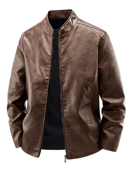 Veste en Cuir de Motard