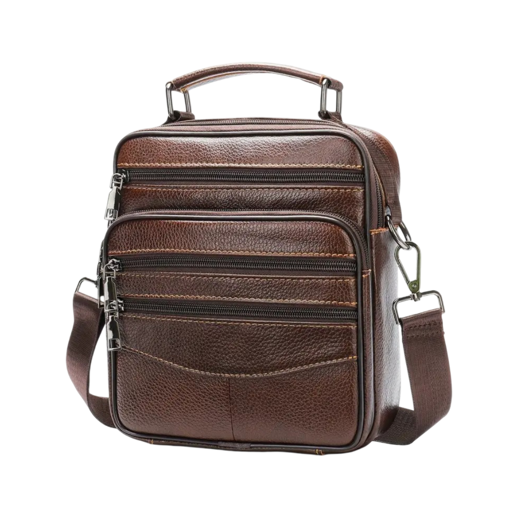 Jacob - Sac bandoulière rétro en cuir pour hommes