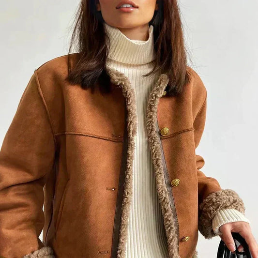 ANNA | Mouton Buttoned Vest