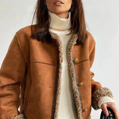 ANNA | Mouton Buttoned Vest