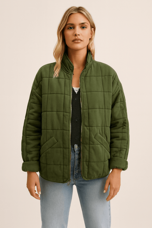 AUDREY - Veste Oversize Mi-Saison