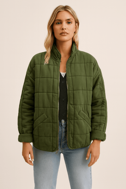 AUDREY - Veste Oversize Mi-Saison