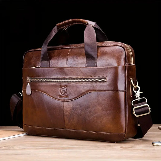 Jared - Sac messager en cuir à bandoulière