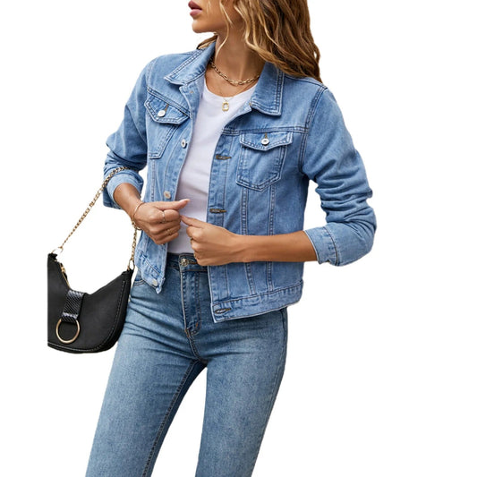 Sof™ | Veste en Denim Décontractée Élégante