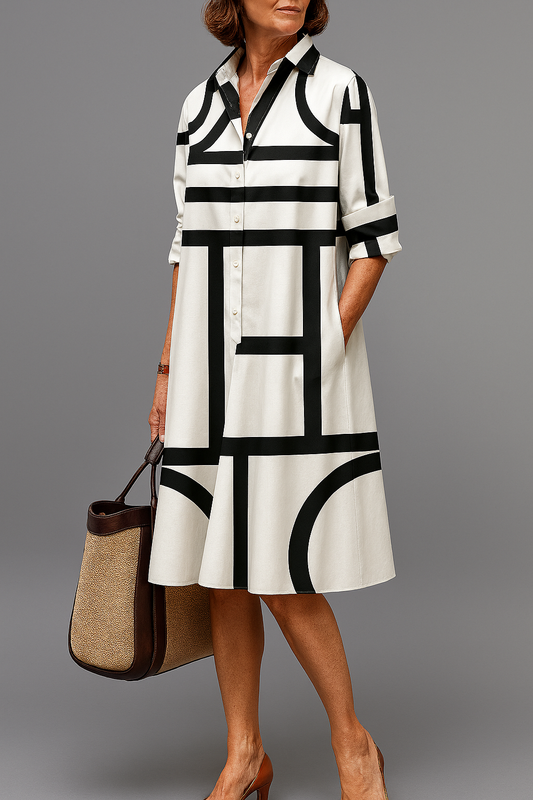Brigitte™ | Robe Midi d'Élégance Sans Effort