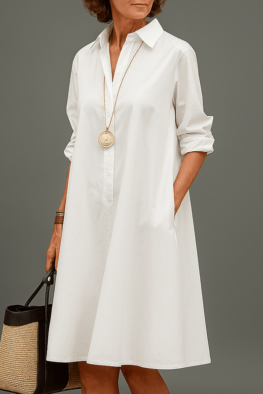 Waltraud™ | Robe Midi Élégante pour une Élégance Intemporelle
