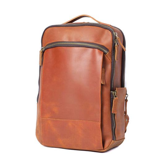 Andrew - Sac à dos en cuir pour ordinateur portable pour hommes