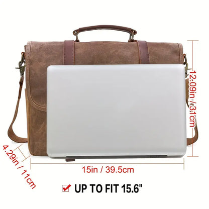 Brett - Sac à bandoulière en toile imperméable grande capacité pour hommes