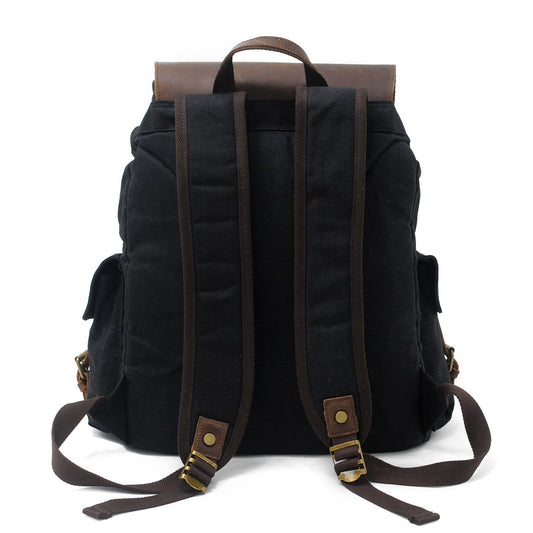 Jacob - Sac à dos vintage en toile cirée