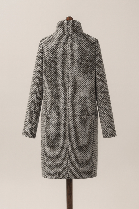 CLAUDIA - Manteau Élégant en Laine pour l'Automne et l'Hiver