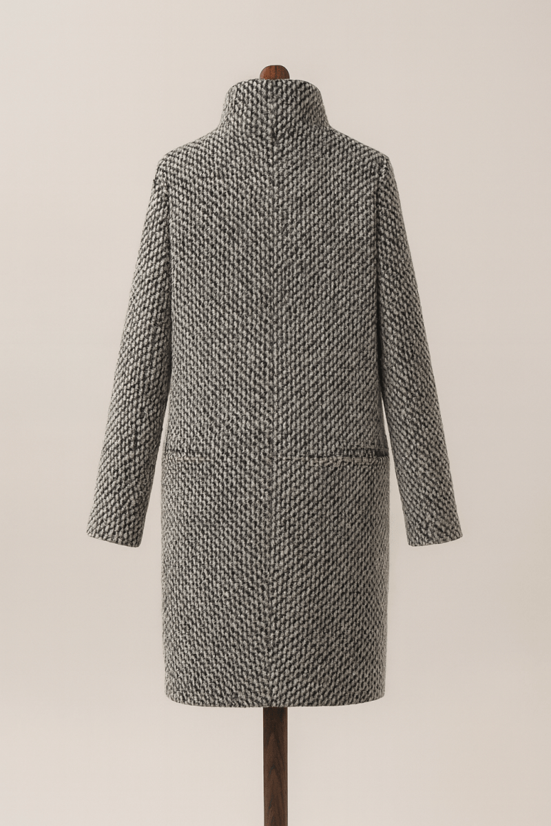 CLAUDIA - Manteau Élégant en Laine pour l'Automne et l'Hiver