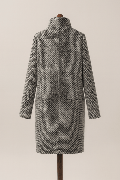 CLAUDIA - Manteau Élégant en Laine pour l'Automne et l'Hiver