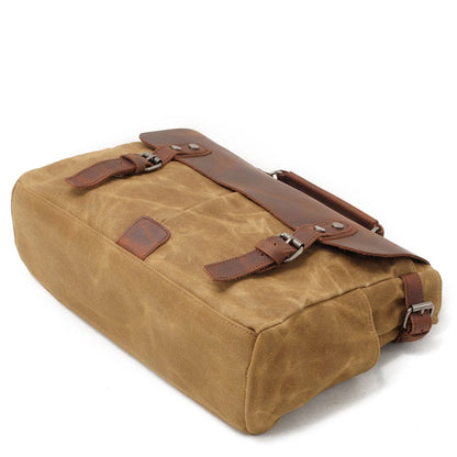 Alexander - Sac messager en toile vintage
