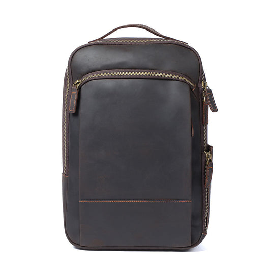 Andrew - Sac à dos en cuir pour ordinateur portable pour hommes