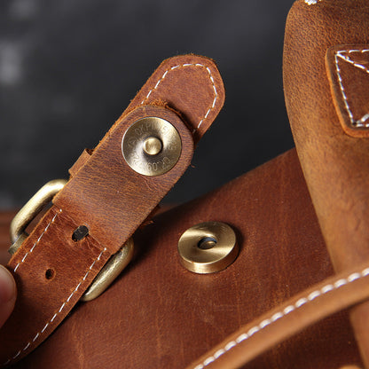 Jeffrey - Sac à dos en cuir classique et durable
