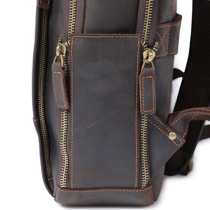 Andrew - Sac à dos en cuir pour ordinateur portable pour hommes