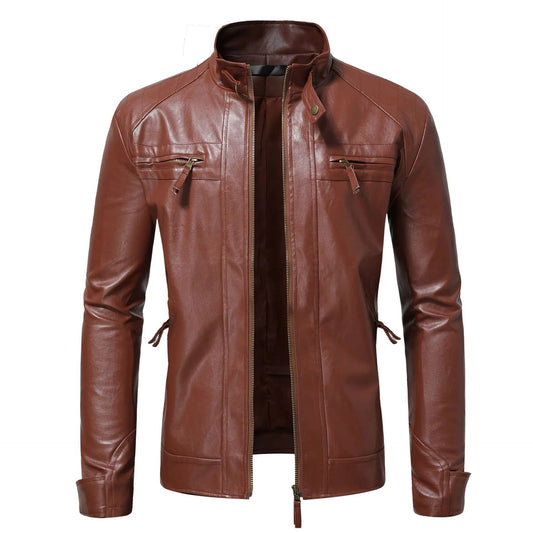 Sébastien | Blouson Motard en Similicuir pour Homme