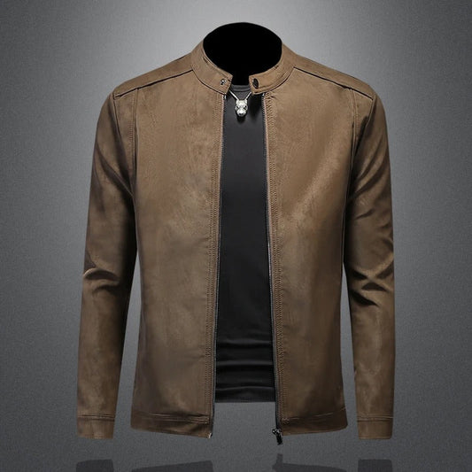 Éric | Veste Motard en Similicuir pour Homme