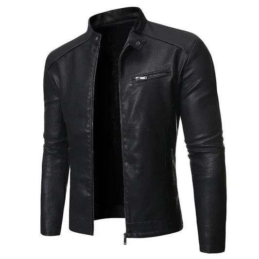 Nolan | Veste en Similicuir Ajustée pour Homme