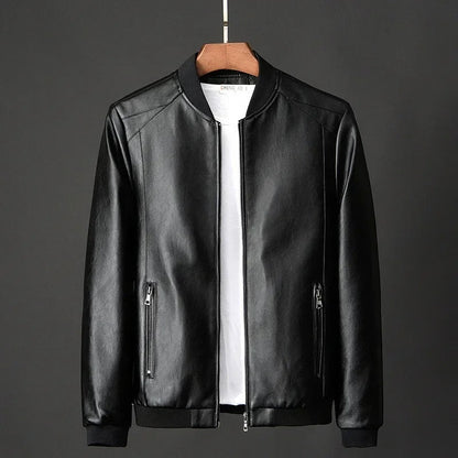 Veste en Cuir de Motard