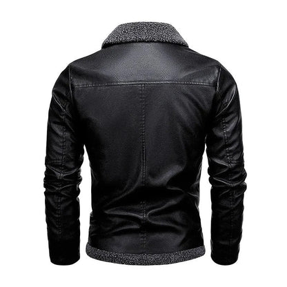 Damien | Blouson Aviateur en Similicuir pour Homme