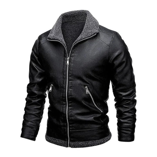 Damien | Blouson Aviateur en Similicuir pour Homme