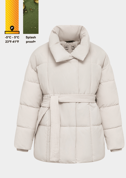 NOVA | Mi-Longue Puffer Jacket avec Ceinture