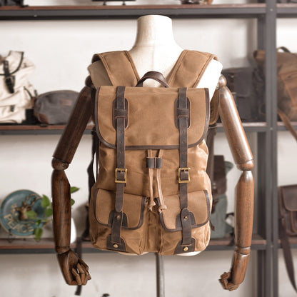 Marcus - Sac à dos de voyage en toile robuste