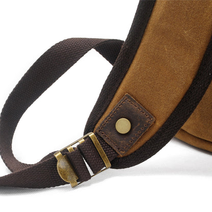 Jacob - Sac à dos vintage en toile cirée