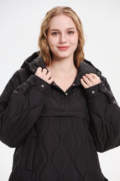 SAULE | Veste à Capuche Imperméable en Matelassé