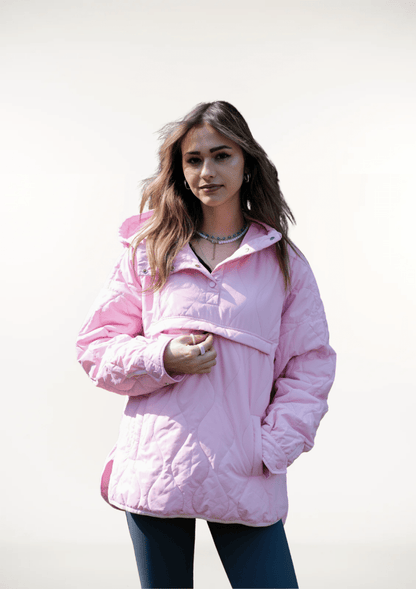 SAULE | Veste à Capuche Imperméable en Matelassé