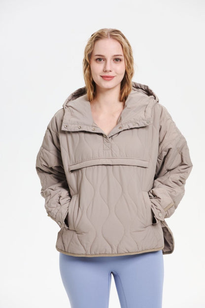 SAULE | Veste à Capuche Imperméable en Matelassé