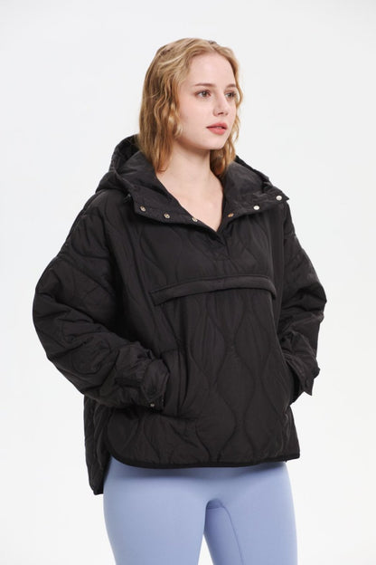 SAULE | Veste à Capuche Imperméable en Matelassé