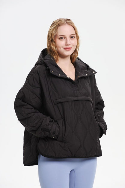 SAULE | Veste à Capuche Imperméable en Matelassé